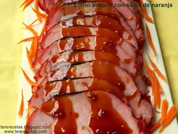 Receta Lomo de cerdo a la naranja