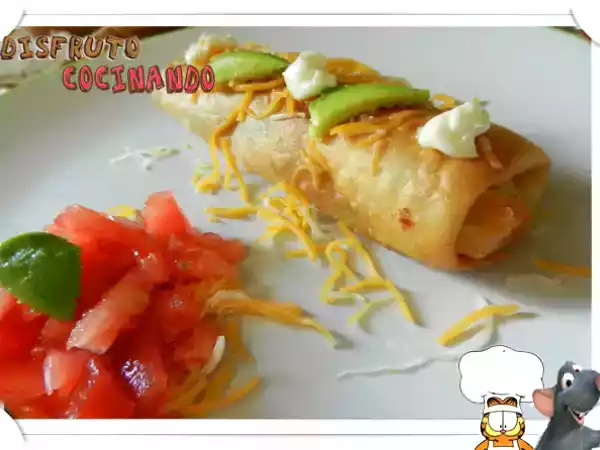 Receta Chimichanga mexicana