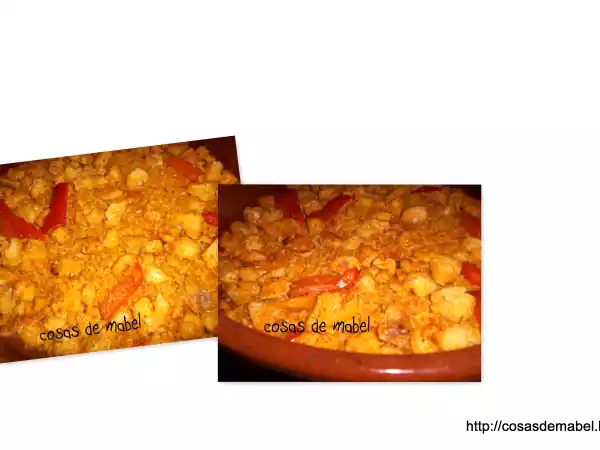 Receta Arroz con coliflor preparado al horno
