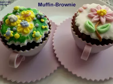 Receta Muffin - brownie.