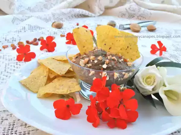 Receta Dip de aceitunas negras