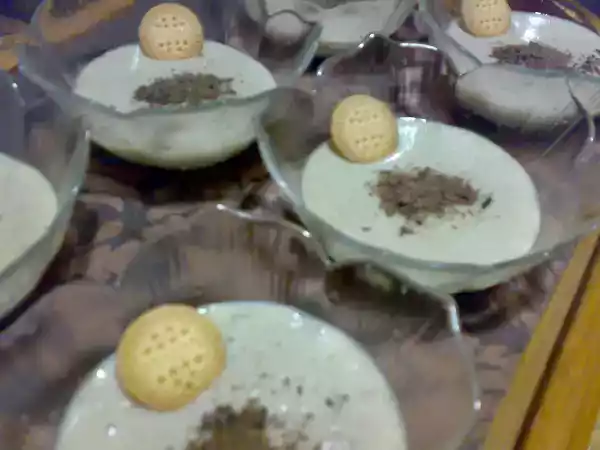 Receta Postre de plátanos y yogurt