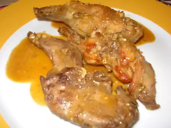 Receta Conejo en salsa