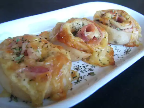 Receta Mini rolling pizza
