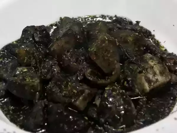 Receta Suquet de sepia en su tinta