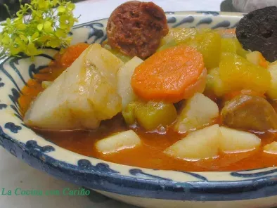 Receta Potaje de calabaza y verduras