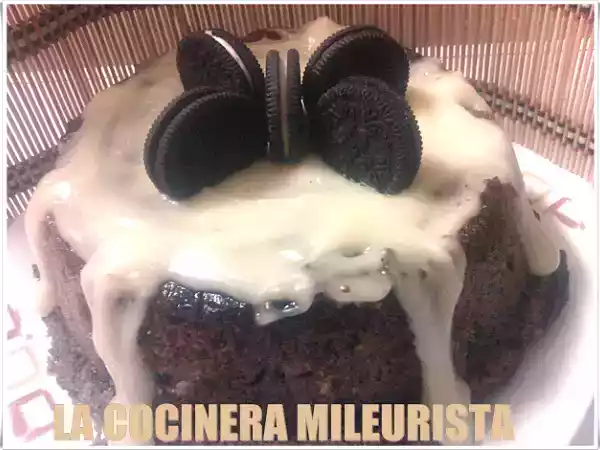 Receta Bizcocho de oreo y piña
