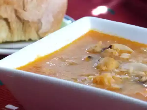 Receta Sopa de cola de rape