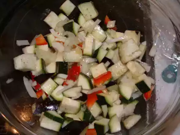 Receta Pisto rápido al microondas
