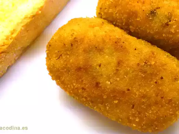 Receta Croquetas de pollo y champiñones