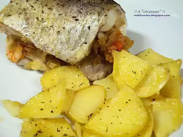 Receta Pescadilla rellena al horno