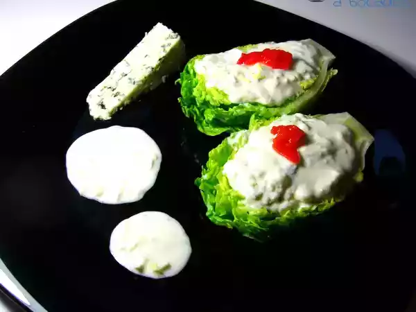 Receta Cogollos al queso azul