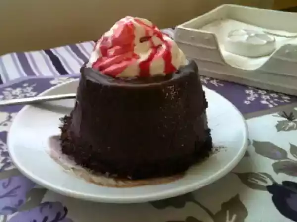 Receta Flan de chocolate ligero