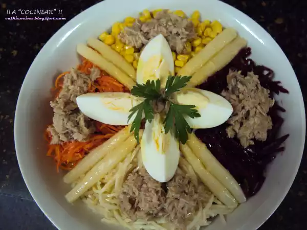 Receta Ensalada 4 estaciones