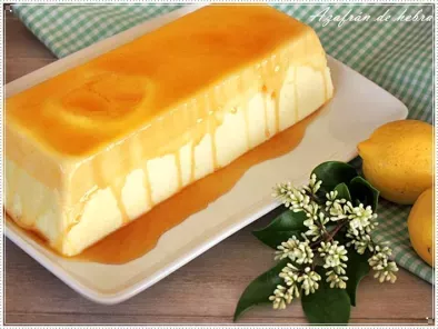 Pastel de gelatina de limón