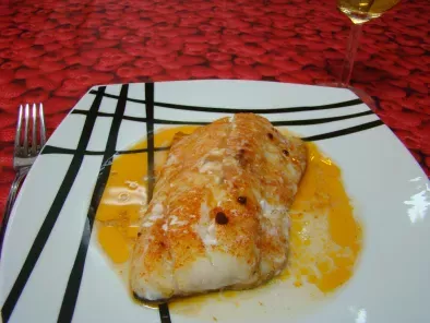 Receta Filete de bacalao al pimentón