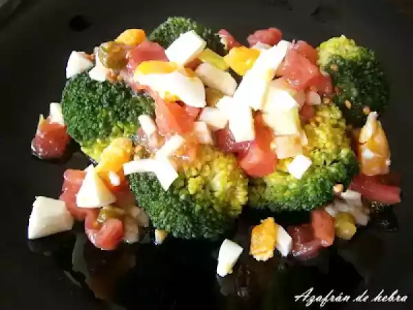 Receta Brécol con vinagreta