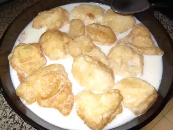 Receta Buñuelos con leche
