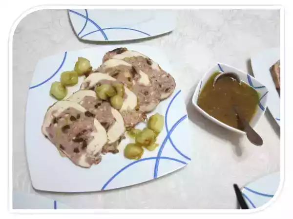 Receta Pollo relleno