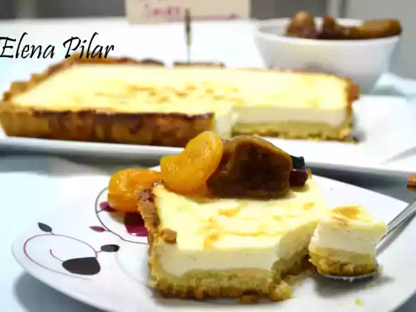 Receta Tartaleta de ricota con compota de frutas secas