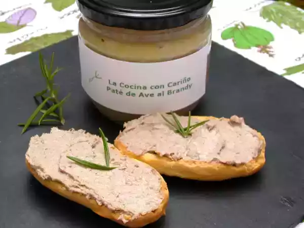 Receta Paté de ave al brandy