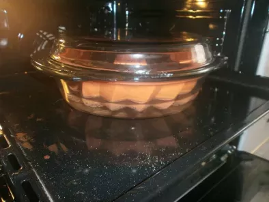 Receta Pastel almendras cacao al vapor al horno