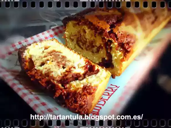 Receta Bizcocho marmolado de nutella