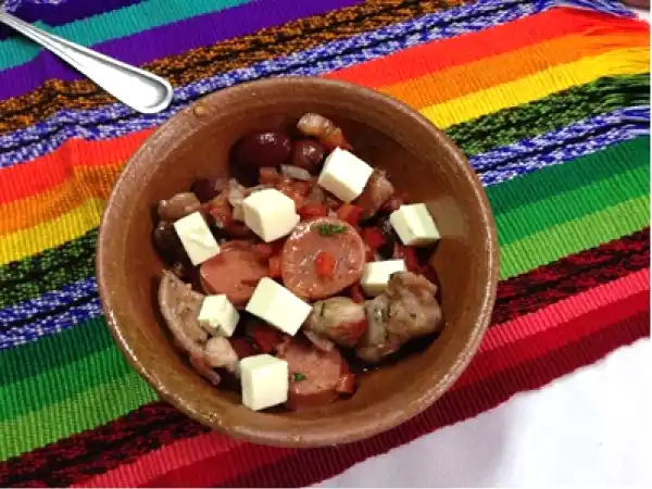 Receta Piloyada antiguena fria