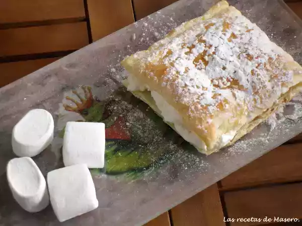 Receta Hojaldre de frosting de queso.