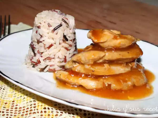 Receta Solomillo agridulce