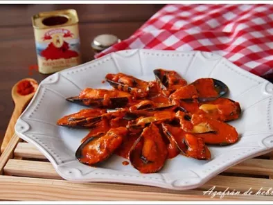Receta Mejillones en salsa roja picante
