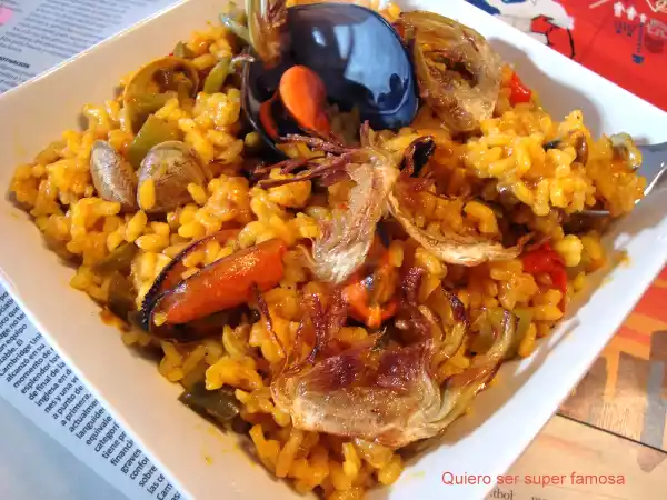 Receta Arroz marinero con ras el hanout