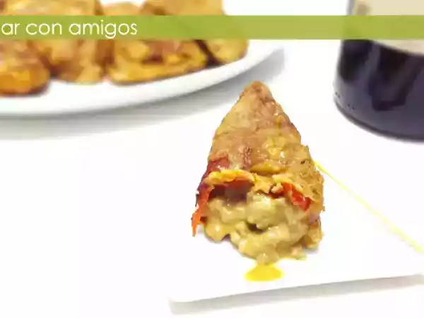 Receta Pimientos de piquillo rellenos de carne