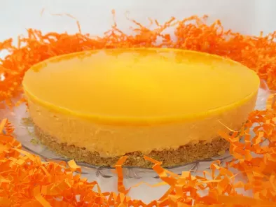 Receta Cheesecake de mango sin horno (con y sin Thermomix)