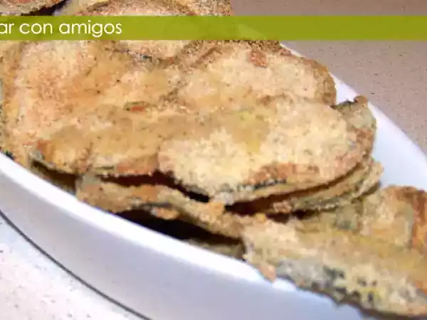 Receta Berenjenas y calabacines empanados