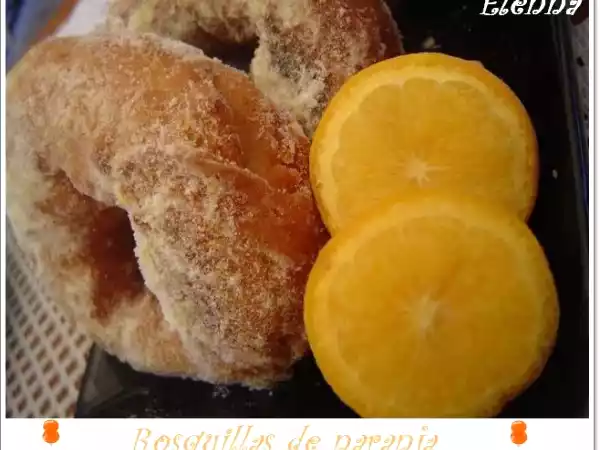 Receta Rosquillas de naranja
