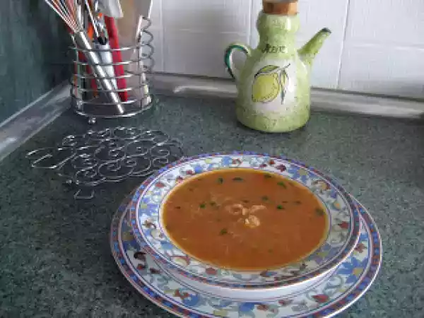 Receta Sopa de gambas