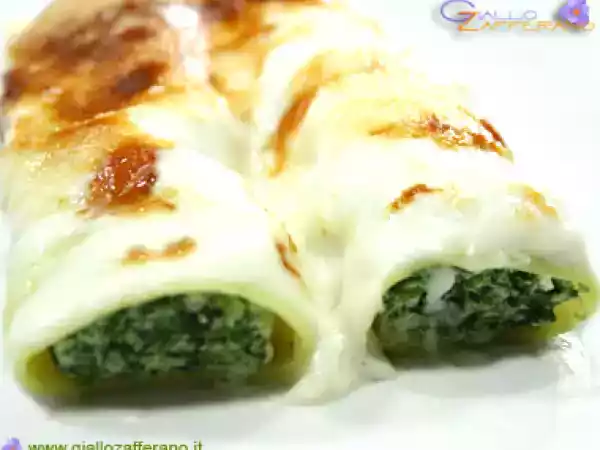 Receta Canelones rellenos de espinacas y ricotta