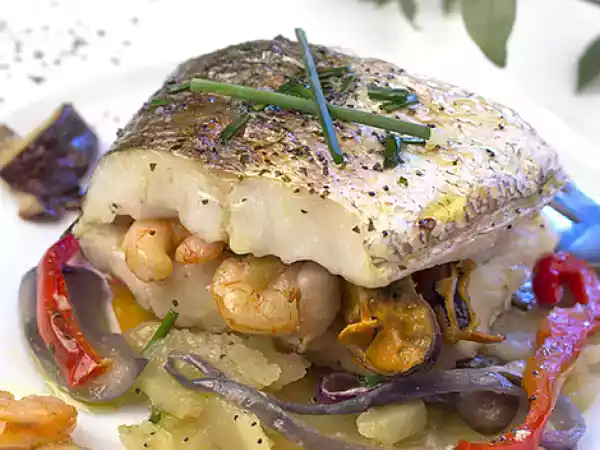 Receta Merluza rellena al horno