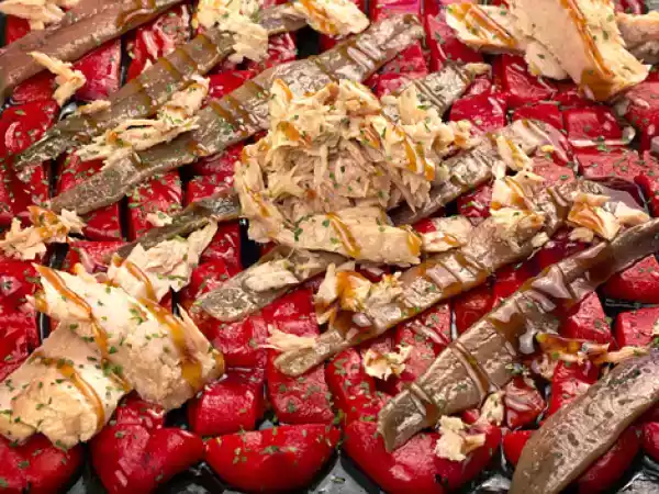 Receta Ensalada de piquillos