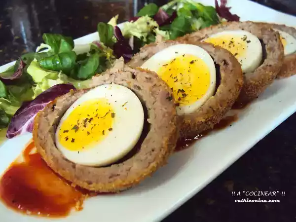 Receta Huevos envueltos