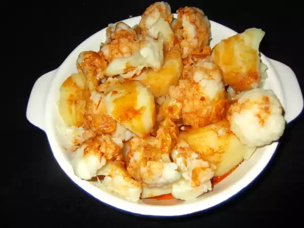 Receta Coliflor con patatas