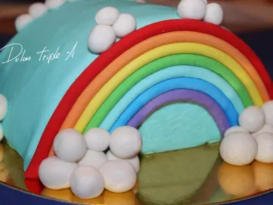 Receta Tarta Piñata - Rainbow Pinata Cake