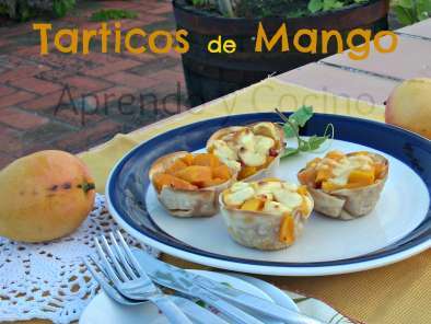 Receta Tartaletas de mango