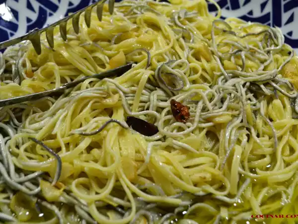 Receta Pasta con gulas