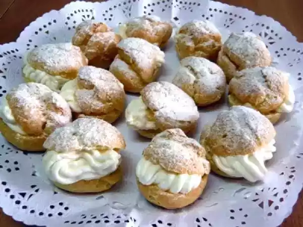Receta Profiteroles o bocaditos de nata