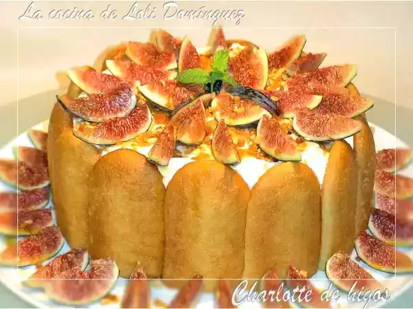 Receta Charlotte de higos
