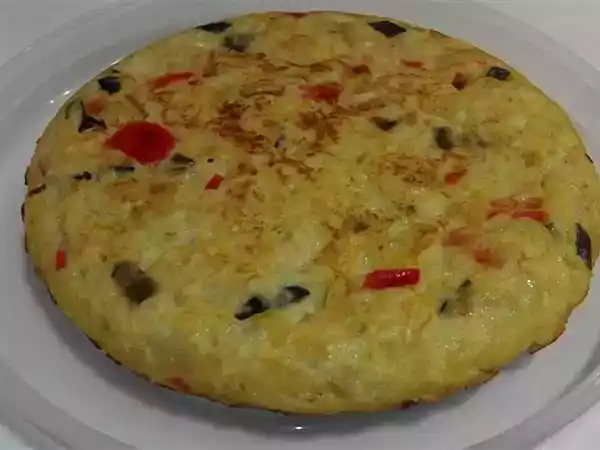 Receta Tortilla de patatas con verduras