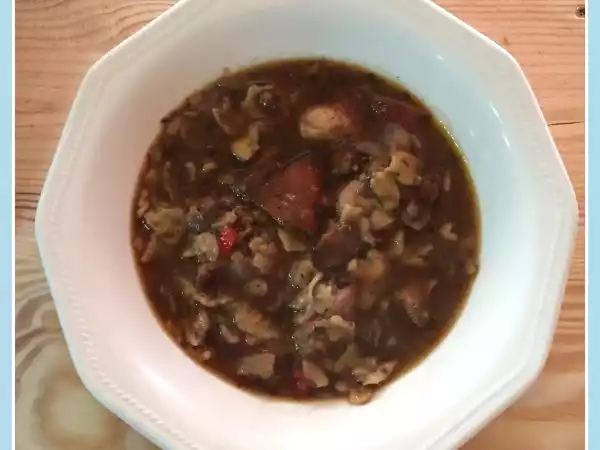 Receta Gazpacho manchego con rovellones