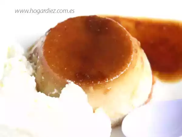 Receta Flan de castañas y caramelo